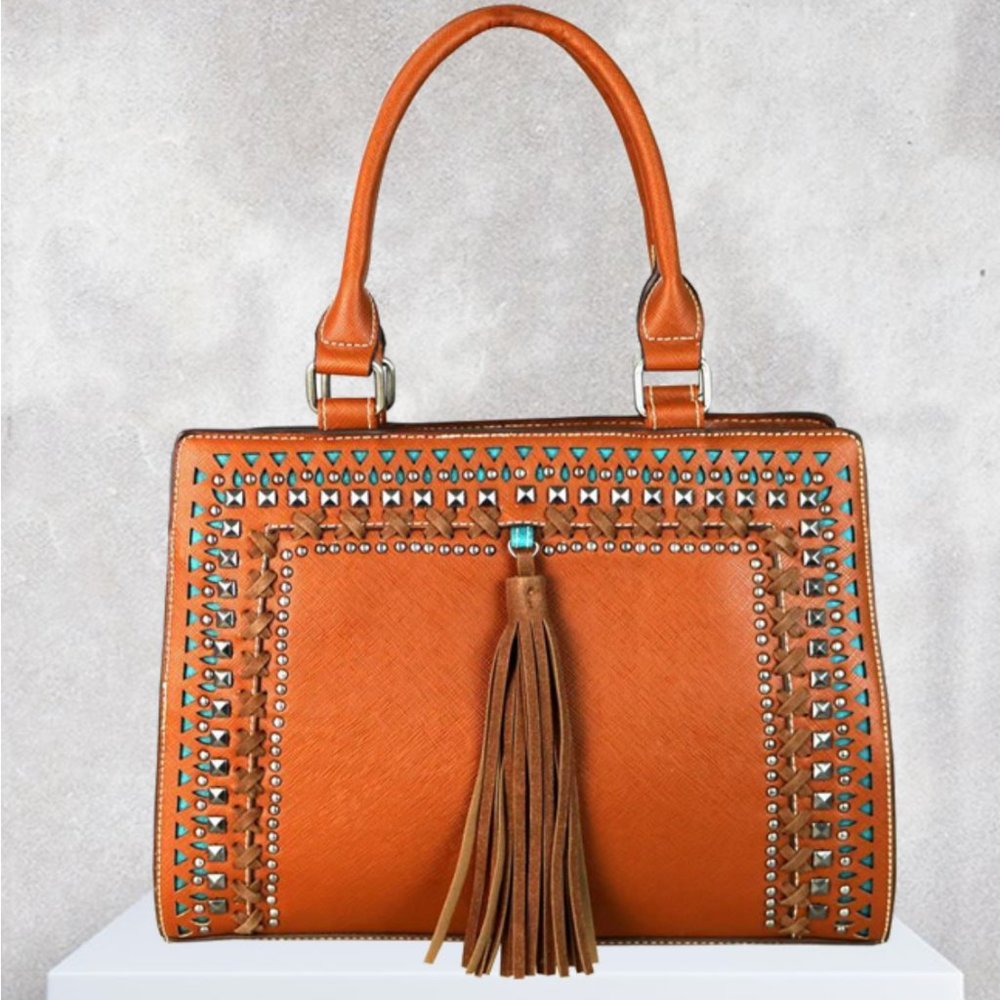 Montana West Cut-Out Collection Concealed Carry Handbag NWOT